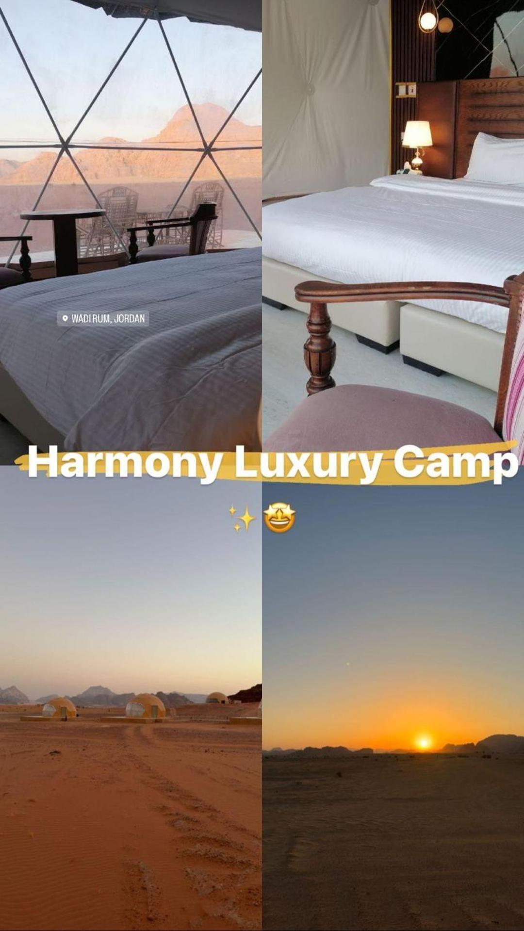 Hotel Harmony Luxury Camp Wadi Rum Zewnętrze zdjęcie